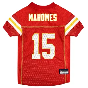 NFL Patrick Mahomes Kansas City Chiefs Mesh Dog Jersey