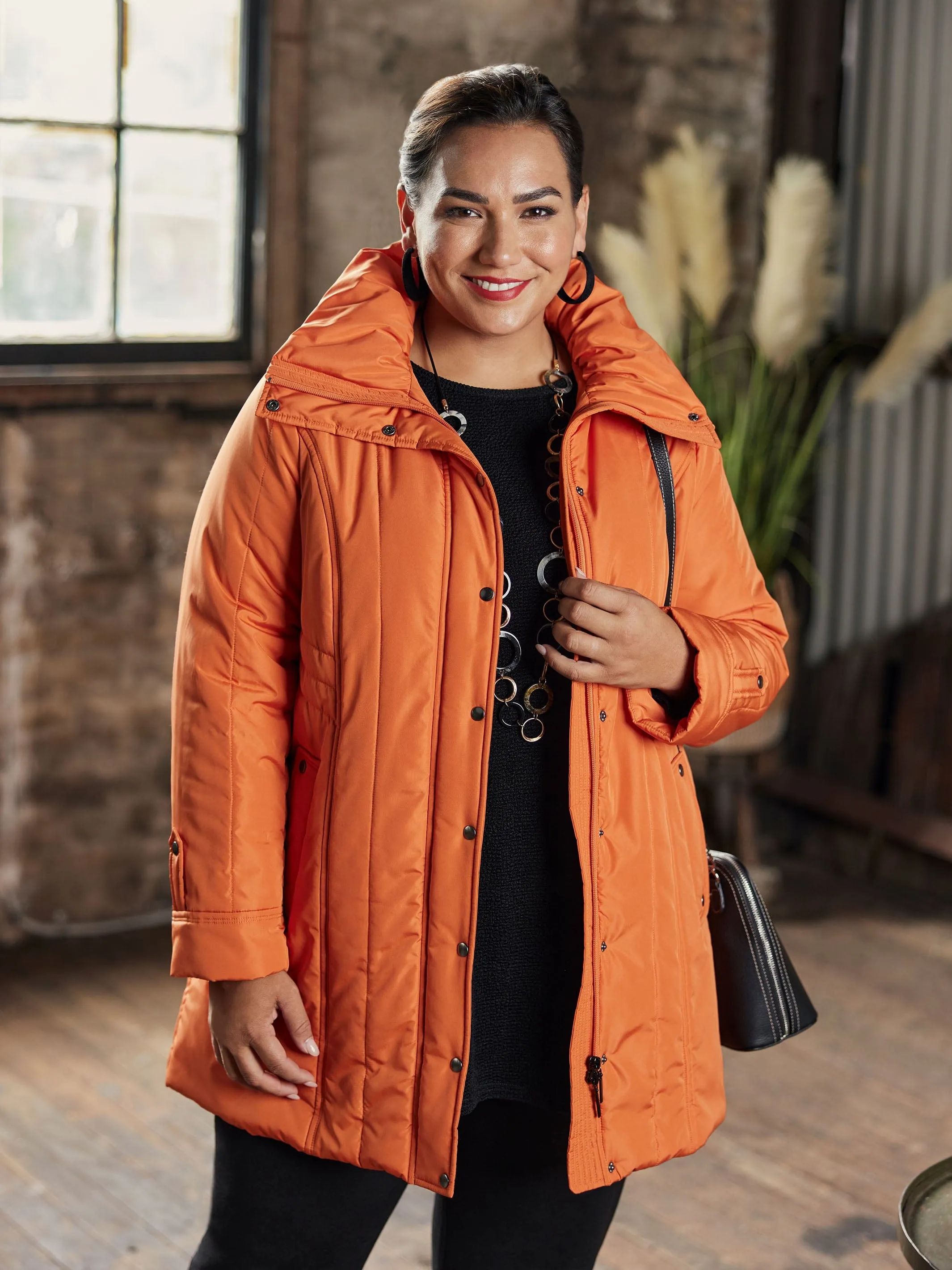 Pumpkin Puffer Jacket