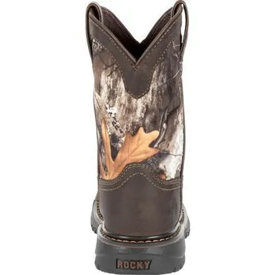 ROCKY BIG KIDS' RIDE FLX WATERPROOF WESTERN BOOT RKW0258Y