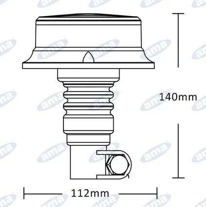 Slim LED Flexible Pole Beacon