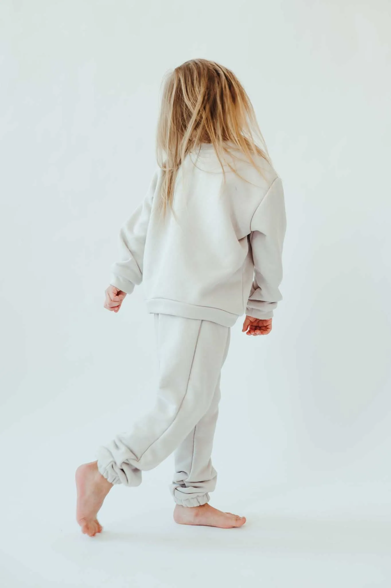 Sofa Killer unisex kids hoodie White sand