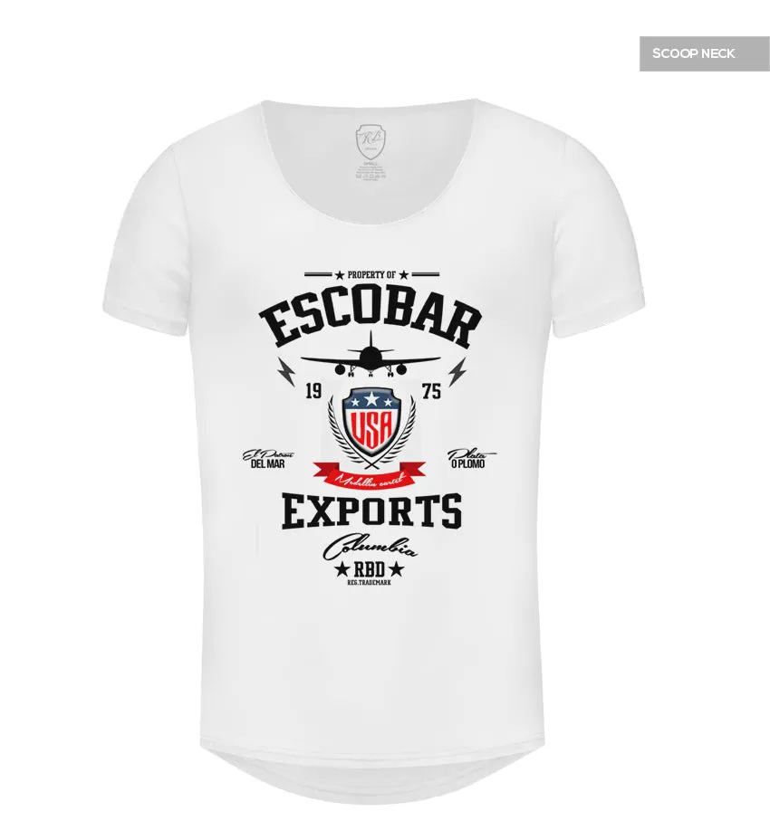 Stylish Men's Graphic T-shirt Property of Escobar Exports MD884