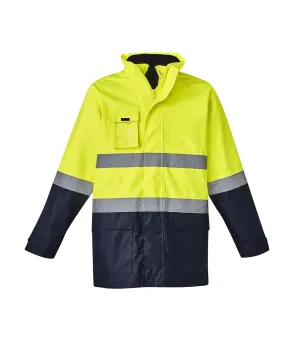 SYZMIK Mens Hi Vis Basic 4 in 1 Waterproof Jacket - ZJ220