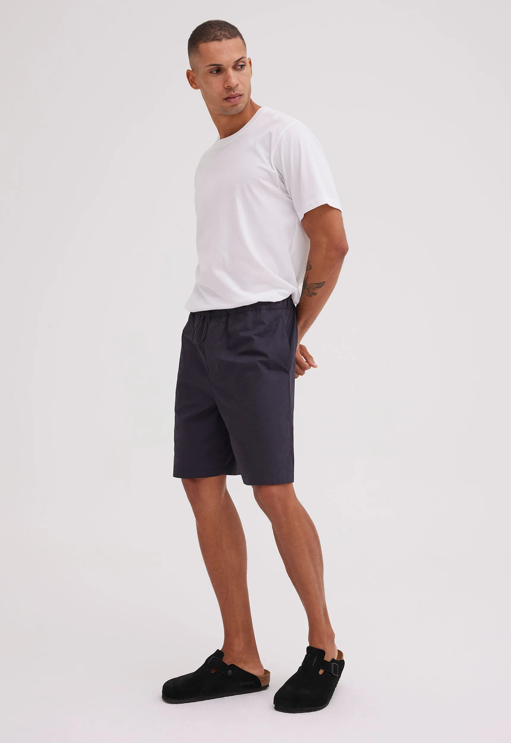 Trey Cotton Short - Black