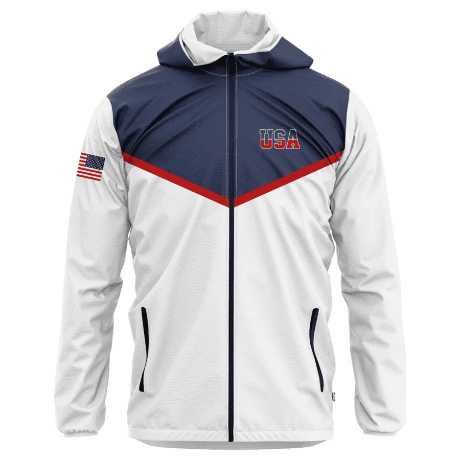 USA Full Zip Rain Jacket