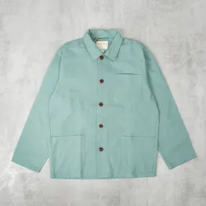 Uskees 3001 Button Overshirt - Eucaplyptus