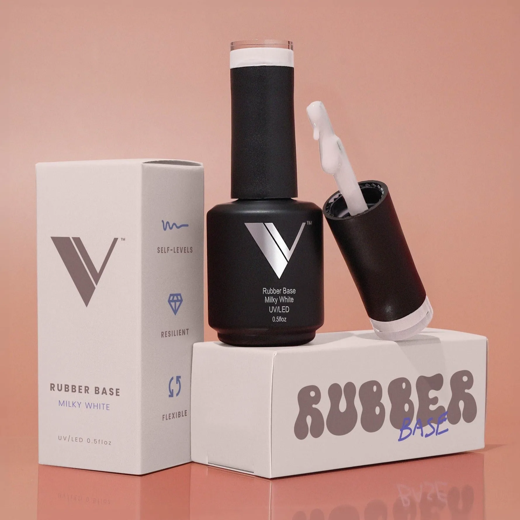 V Beauty Pure Rubber Base - Milky White