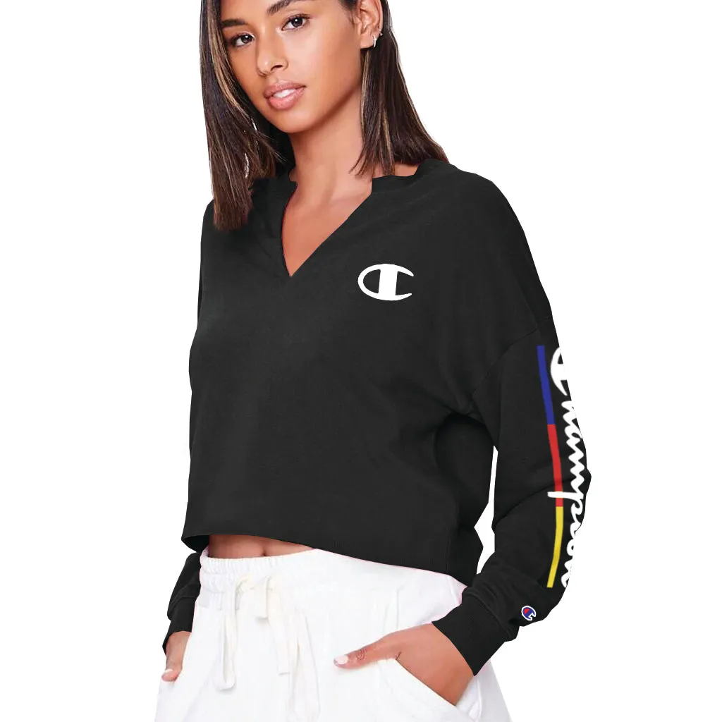 Women's Champion Campus Split Neck Pullover