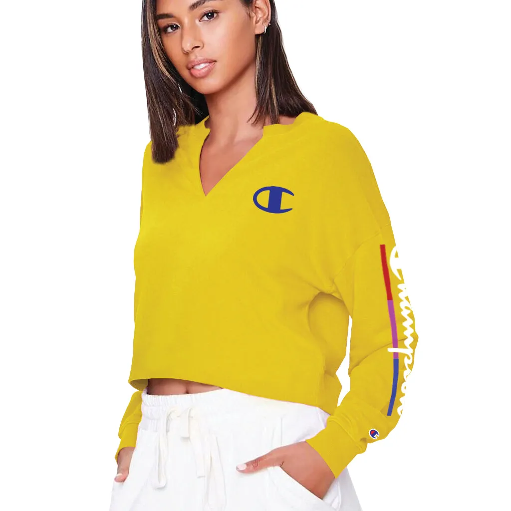 Women's Champion Campus Split Neck Pullover